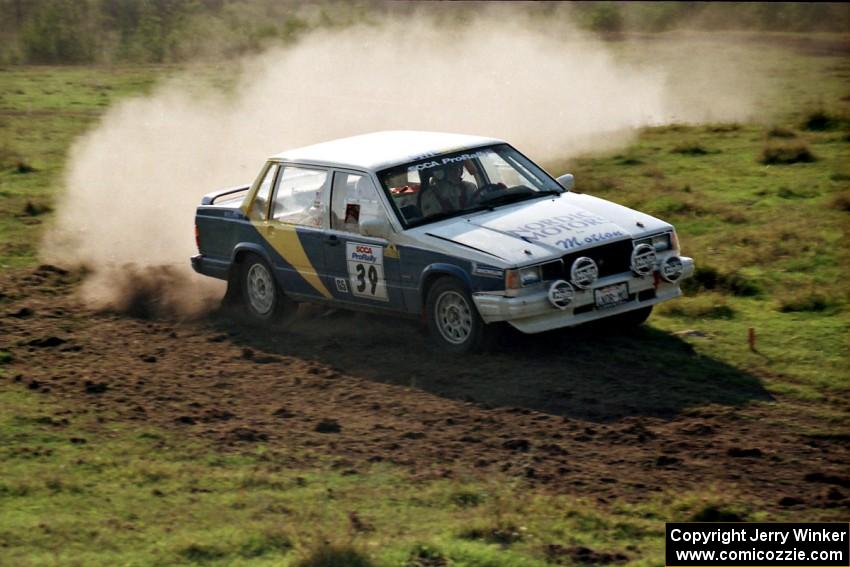 Carl Jardevall / Amity Trowbridge Volvo 740 Turbo on SS11, Ranch Super Special I.