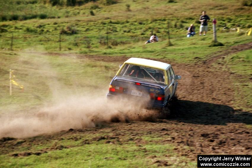 Carl Jardevall / Amity Trowbridge Volvo 740 Turbo on SS11, Ranch Super Special I.