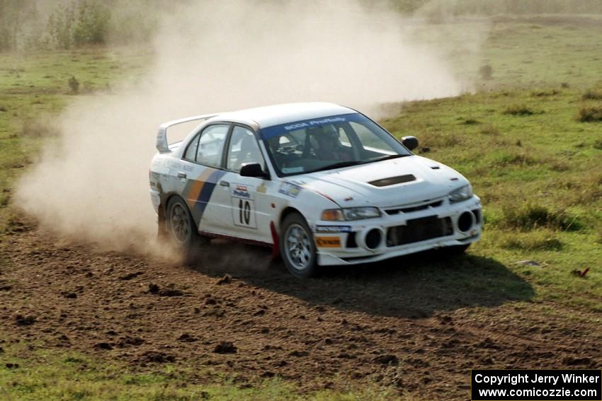 Pete Lahm / Matt Chester Mitsubishi Lancer Evo IV on SS11, Ranch Super Special I.