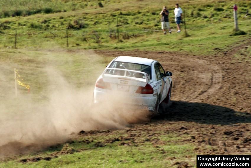 Pete Lahm / Matt Chester Mitsubishi Lancer Evo IV on SS11, Ranch Super Special I.