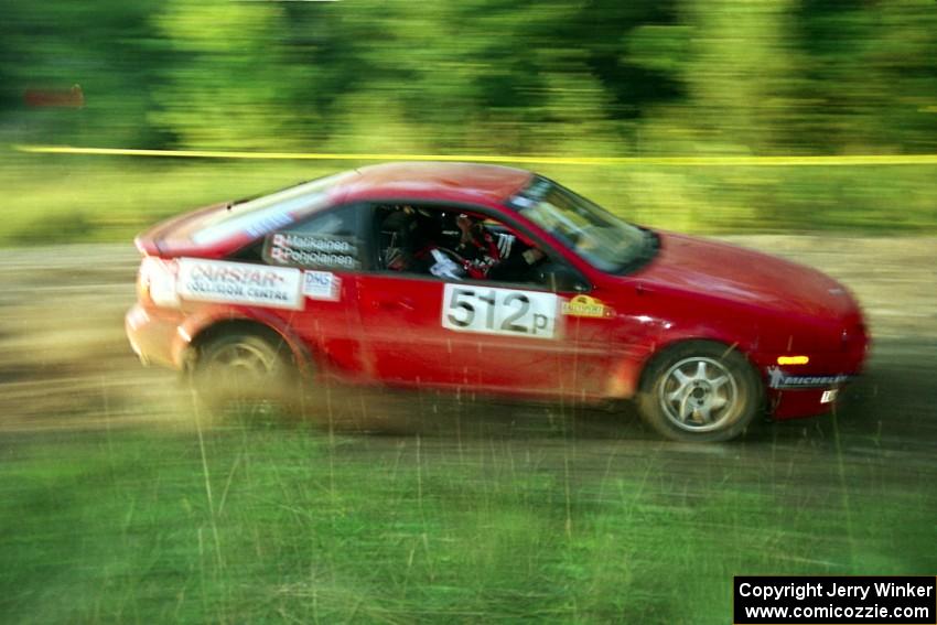 Jouni Pohjolainen / John Matikainen Nissan NX2000 at speed on SS14, East Steamboat.