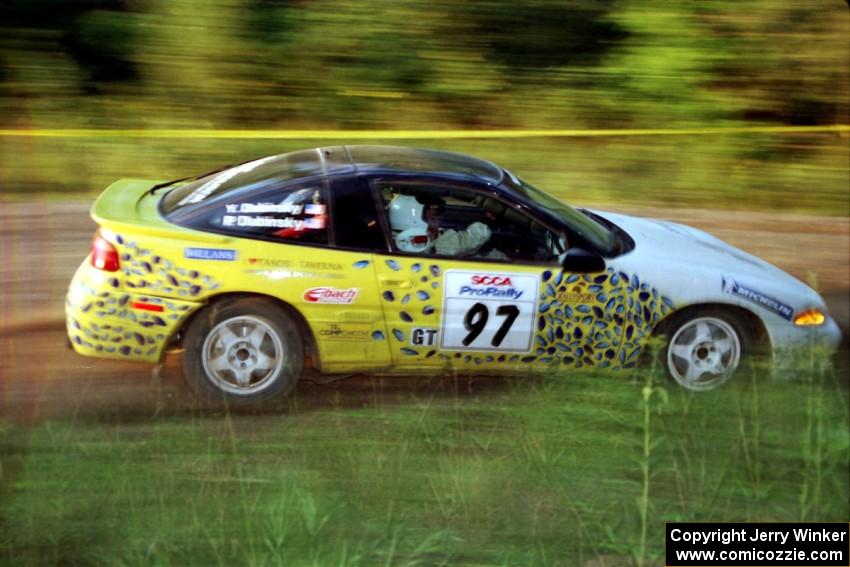 Paul Dubinsky / Yvon Dubinsky Eagle Talon at speed on SS14, East Steamboat.