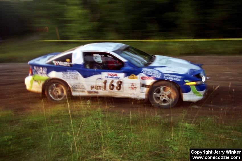 Celsus Donnelly / Mark McAllister Eagle Talon at speed on SS14, East Steamboat.