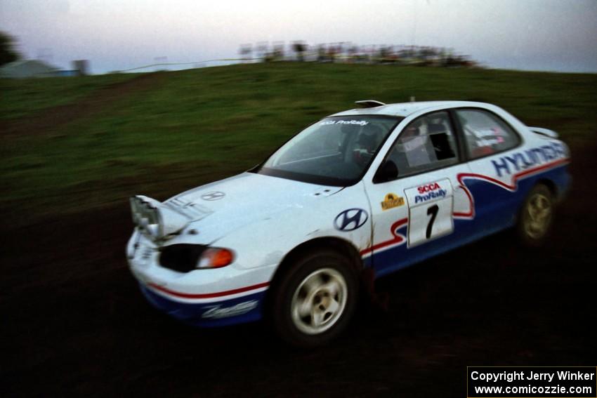 John Buffum / Mark Williams Hyundai Elantra on SS15, Ranch Super Special II.