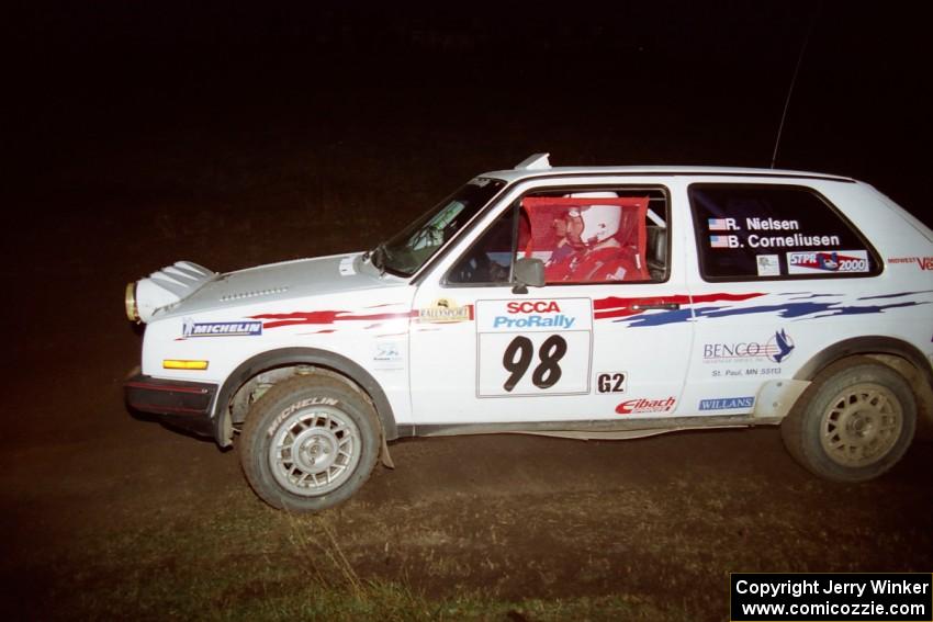 Bob Nielsen / Brett Corneliusen VW GTI on SS15, Ranch Super Special II.