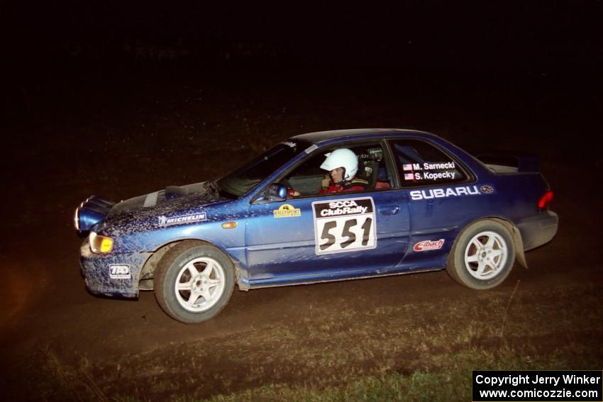 Mark Sarnecki / Rick Kopecky Subaru Impreza 2.5RS on SS15, Ranch Super Special II.