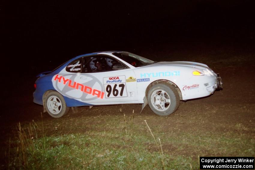 Larry Webster / J. Jon Wickens Hyundai Tiburon on SS15, Ranch Super Special II.