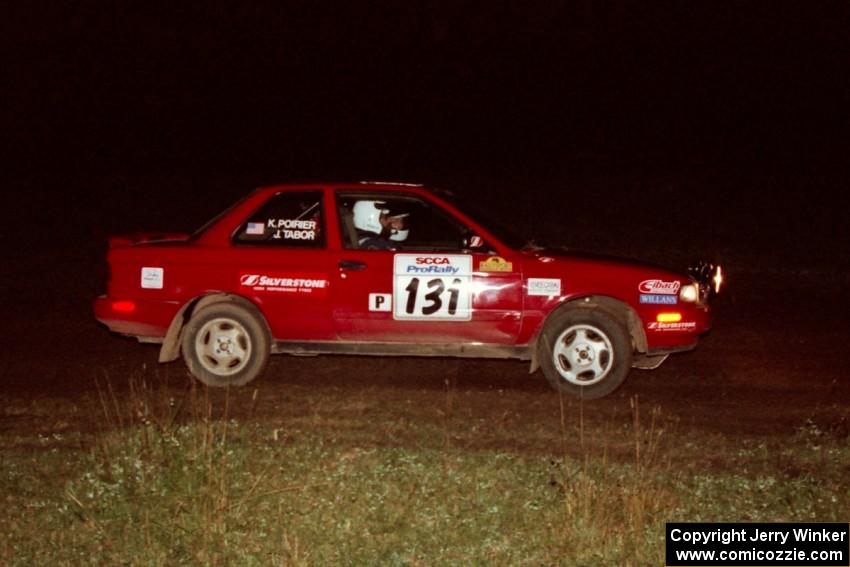 Jon Tabor / Kevin Poirier Nissan Sentra SE-R on SS15, Ranch Super Special II.