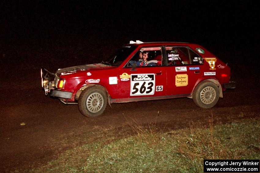 Gary Starr / Bill Tifft Dodge Omni GLH Turbo on SS15, Ranch Super Special II.