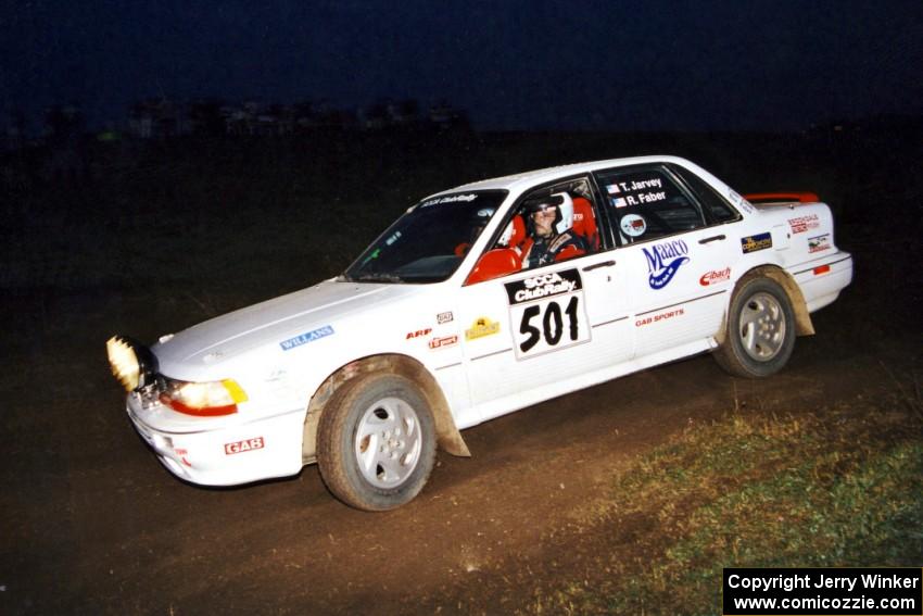 Todd Jarvey / Rich Faber Mitsubishi Galant VR-4 on SS15, Ranch Super Special II.