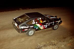 Gary English / Kengo Takahashi Alfa-Romeo GTV-6 on SS2.