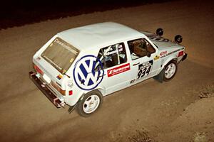 Ray Johansen / Keith Adams VW Rabbit on SS2.