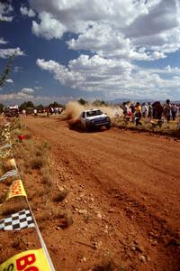 Jay Streets / Bill Feyling Toyota Corolla GT-S through the spectator point on SS7.