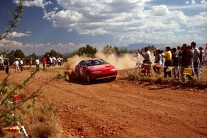 Roger Hull / Sean Gallagher Eagle Talon through the spectator point on SS7.