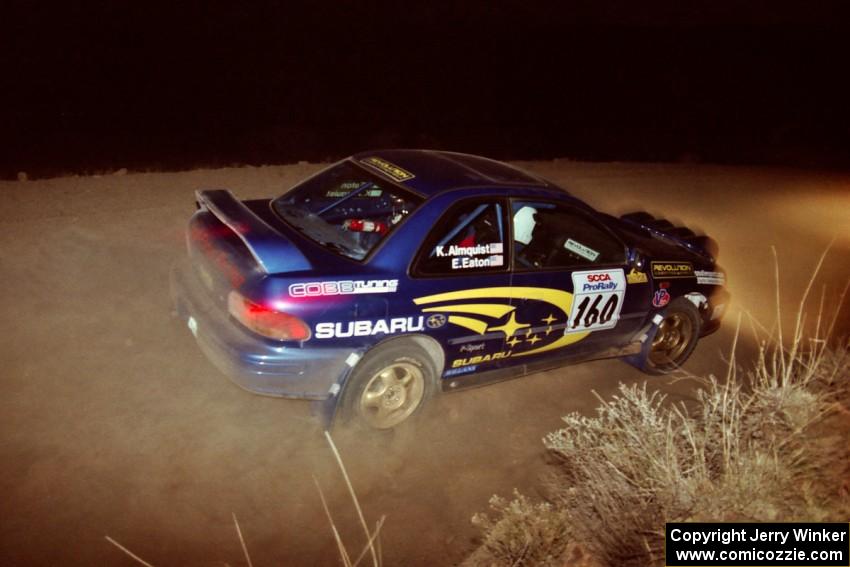 Eric Eaton / Kenny Almquist Subaru Impreza on SS2.