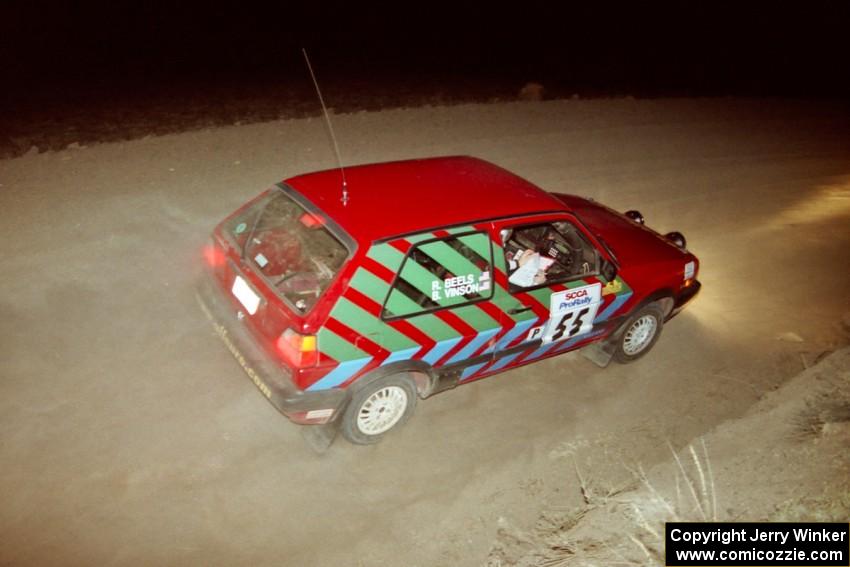 Brian Vinson / Richard Beels VW GTI on SS2.