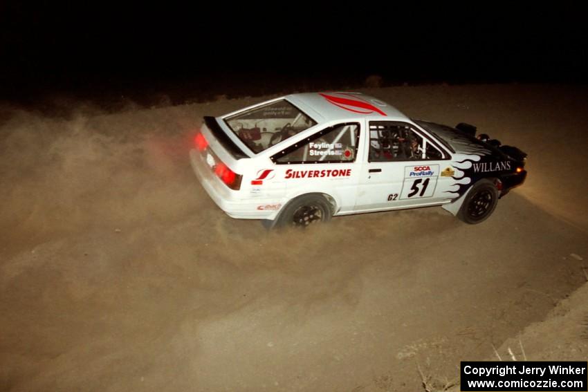 Jay Streets / Bill Feyling Toyota Corolla GT-S on SS2.