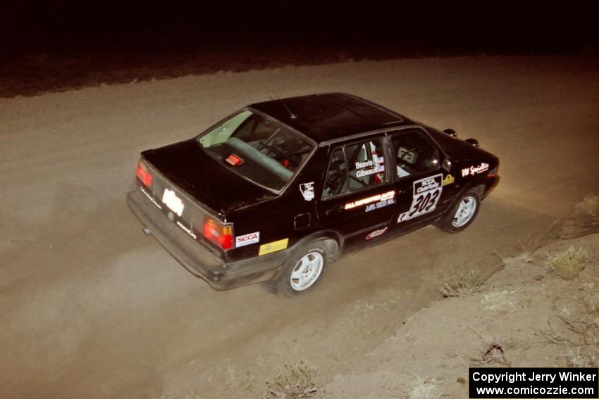 Paula Gibeault / Chrissie Beavis VW Jetta on SS2.