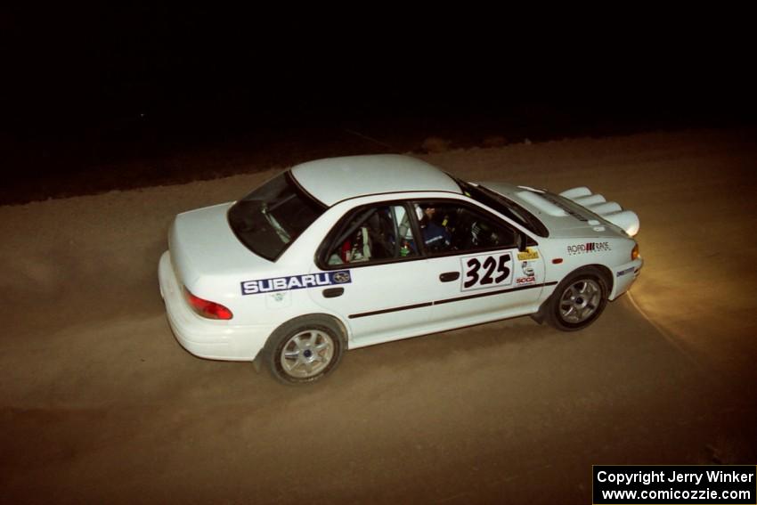 Bruce Brown / Pat Brown Subaru Impreza on SS2.