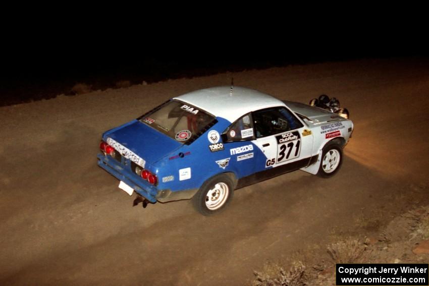 John Shults / Don Shreyer Mazda RX-3 on SS2.