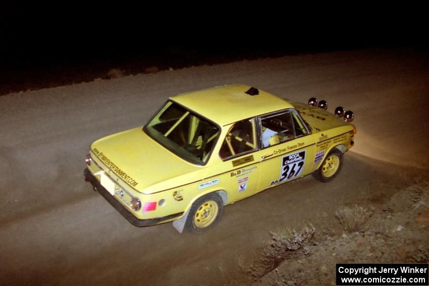 Rich Byford / Fran Olson BMW 2002 on SS2.