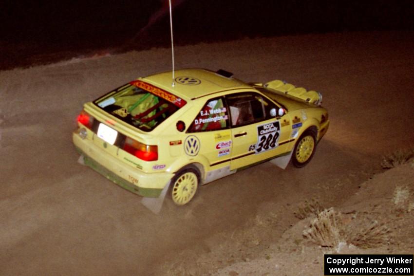 Darren Pennington / E.J. Webb VW Corrado G60 on SS2.