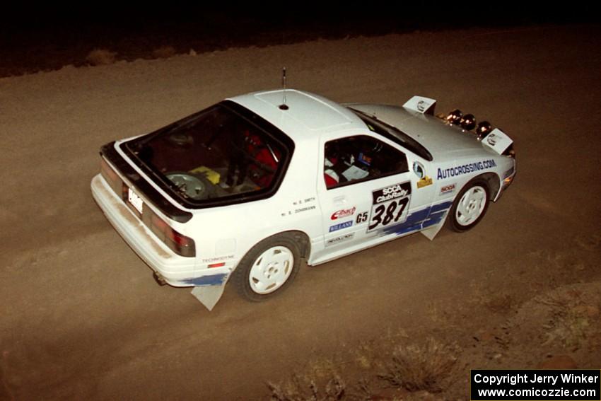 Brady Dohrman / Brandon Smith Mazda RX-7 on SS2.