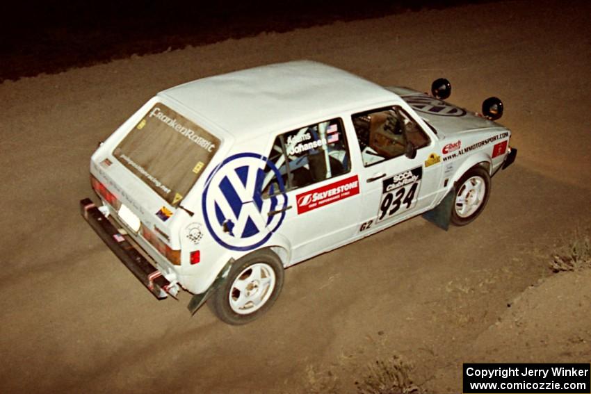 Ray Johansen / Keith Adams VW Rabbit on SS2.