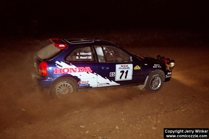 Bryan Hourt / John Dillon Honda Civic on SS4.