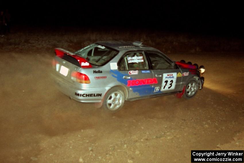 Nick Robinson / Carl Lindquist Honda Civic on SS4.