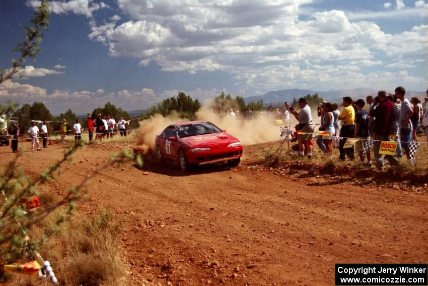 Roger Hull / Sean Gallagher Eagle Talon through the spectator point on SS7.