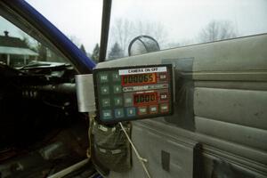 Timing clock in the Mark Utecht / Brenda Corneliusen Dodge Omni GLH Turbo