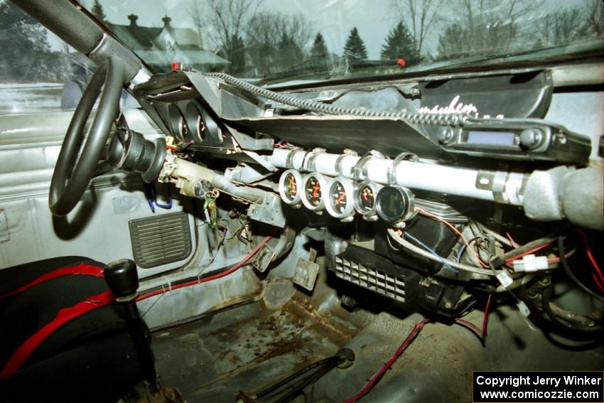 Interior of the Mark Utecht / Brenda Corneliusen Dodge Omni GLH Turbo