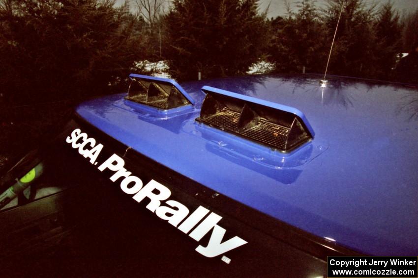 Roof vents on Mark Utecht / Brenda Corneliusen Dodge Omni GLH Turbo