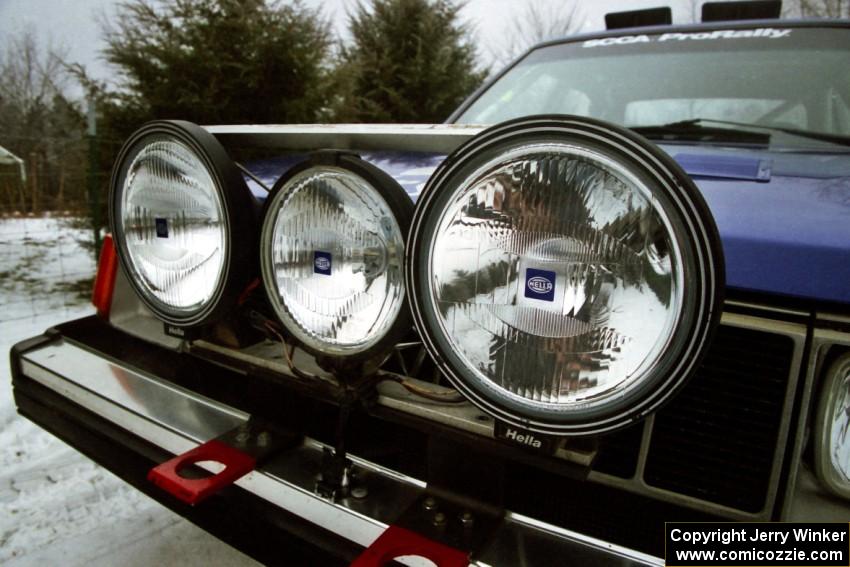 Light pod on the Mark Utecht / Brenda Corneliusen Dodge Omni GLH Turbo