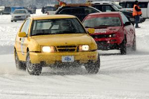 Tony Burhans / Dan Burhans II SAAB 9-3 and Rich Westgard / Brent Carlson / Dave Steen, Jr. Subaru Impreza