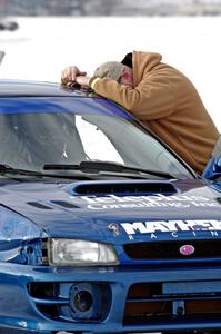 Dave Cammack / Mark Utecht / DS Subaru Impreza 2.5RS during a break