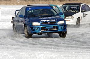 Dave Cammack / Mark Utecht / DS Subaru Impreza 2.5RS, Brad Johnson / Morgan Johnson VW Rabbit and Dan Mooers' Subaru Impreza