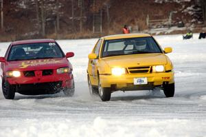 Tony Burhans / Dan Burhans II SAAB 9-3 and Pete Tavernier / John Gamboni / Stephan Karroc Nissan Sentra Spec V