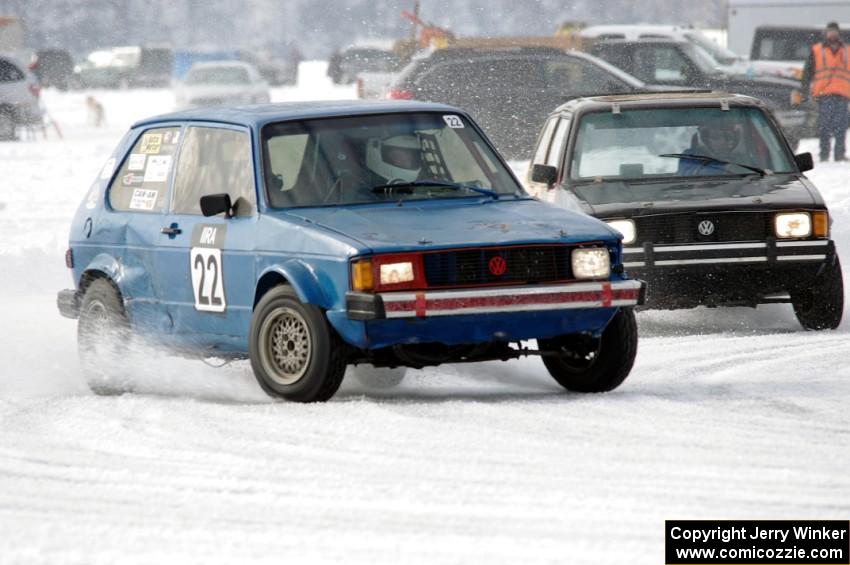 Paul Palzer / Jon Palzer / Nick Palzer VW Rabbit and Pete Forrey / Dick Nordby / Bill Nelson VW Rabbit