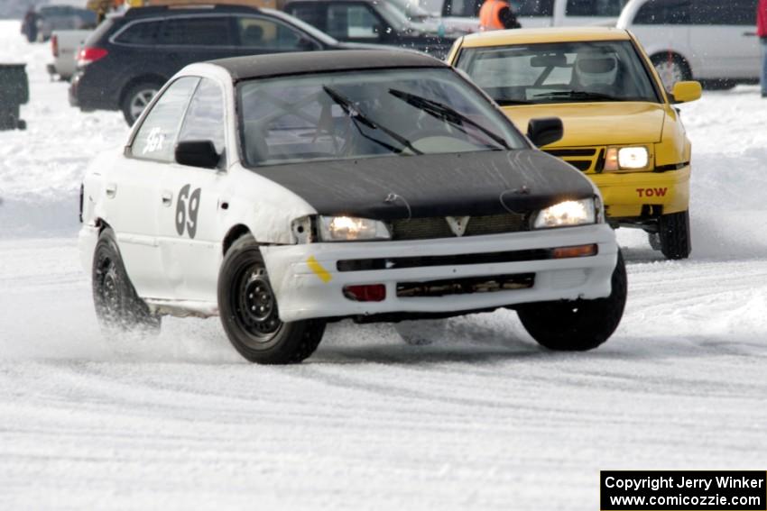 Dan Mooers' Subaru Impreza and Tony Burhans / Dan Burhans II SAAB 9-3