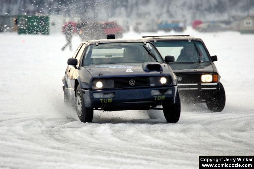 Matt Bjorge / Brian Lange VW Corrado and Pete Forrey / Dick Nordby / Bill Nelson VW Rabbit