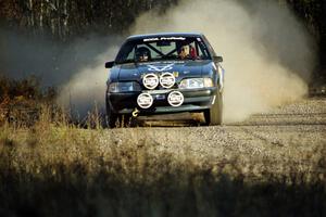 Mike Hurst / Rob Bohn Ford Mustang on the practice stage.