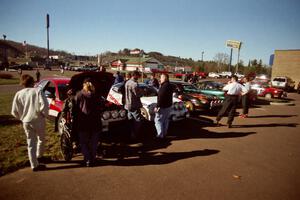 Three of the Production class cars at parc expose.