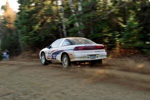 Doug Shepherd / Pete Gladysz Mitsubishi Eclipse at speed near the finish of SS1, Herman.