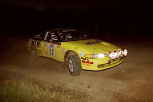 Steve Gingras / Bill Westrick Eagle Talon at the spectator corner on SS4, Far Point I.