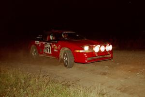 Brendan Cunningham / Paul McClean Eagle Talon at the spectator corner on SS4, Far Point I.