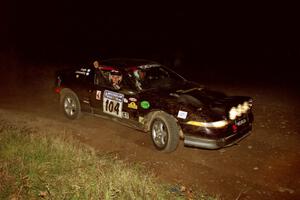 Martin Donnelly / Gavin Coyle Eagle Talon at the spectator corner on SS4, Far Point I.