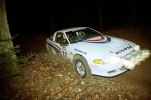 Doug Shepherd / Pete Gladysz Mitsubishi Eclipse at speed on SS8, Bob Lake.