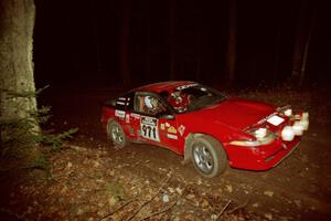 Brendan Cunningham / Paul McClean Eagle Talon at speed on SS8, Bob Lake.